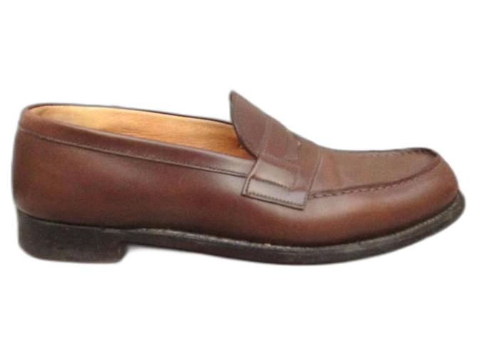 J.M. WESTON J loafers.M. Weston 40 Light brown Leather  ref.1086285